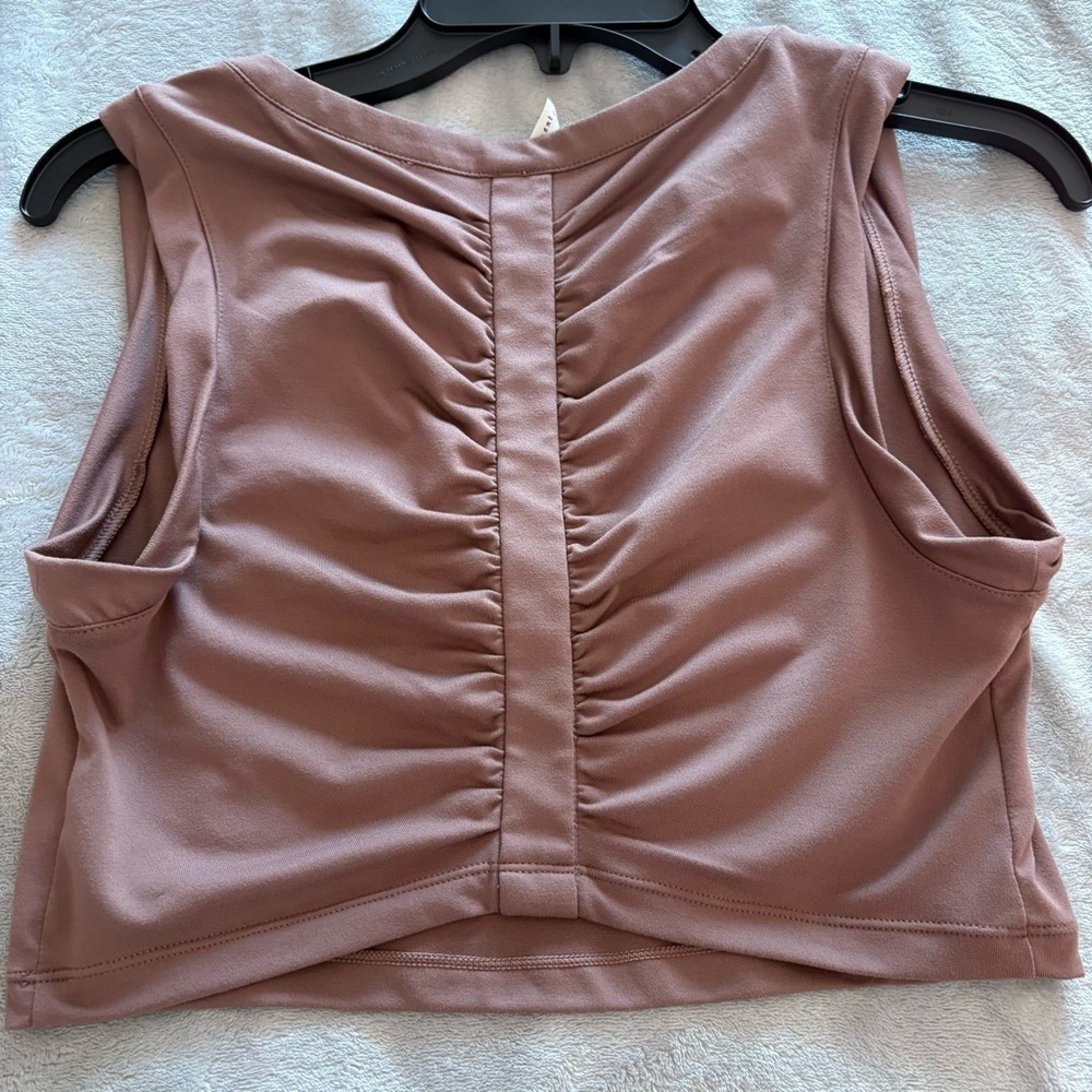 Free People Movement Women’s Brown Chic Sleeveless Tank & Leggings Co-Ord Set - Picture 14 of 16